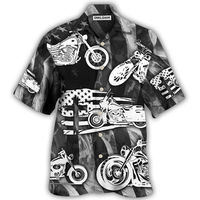 Hawaiian Shirt / Adults / S Motorcycle I'm A Simple Man - Hawaiian Shirt - Owls Matrix LTD