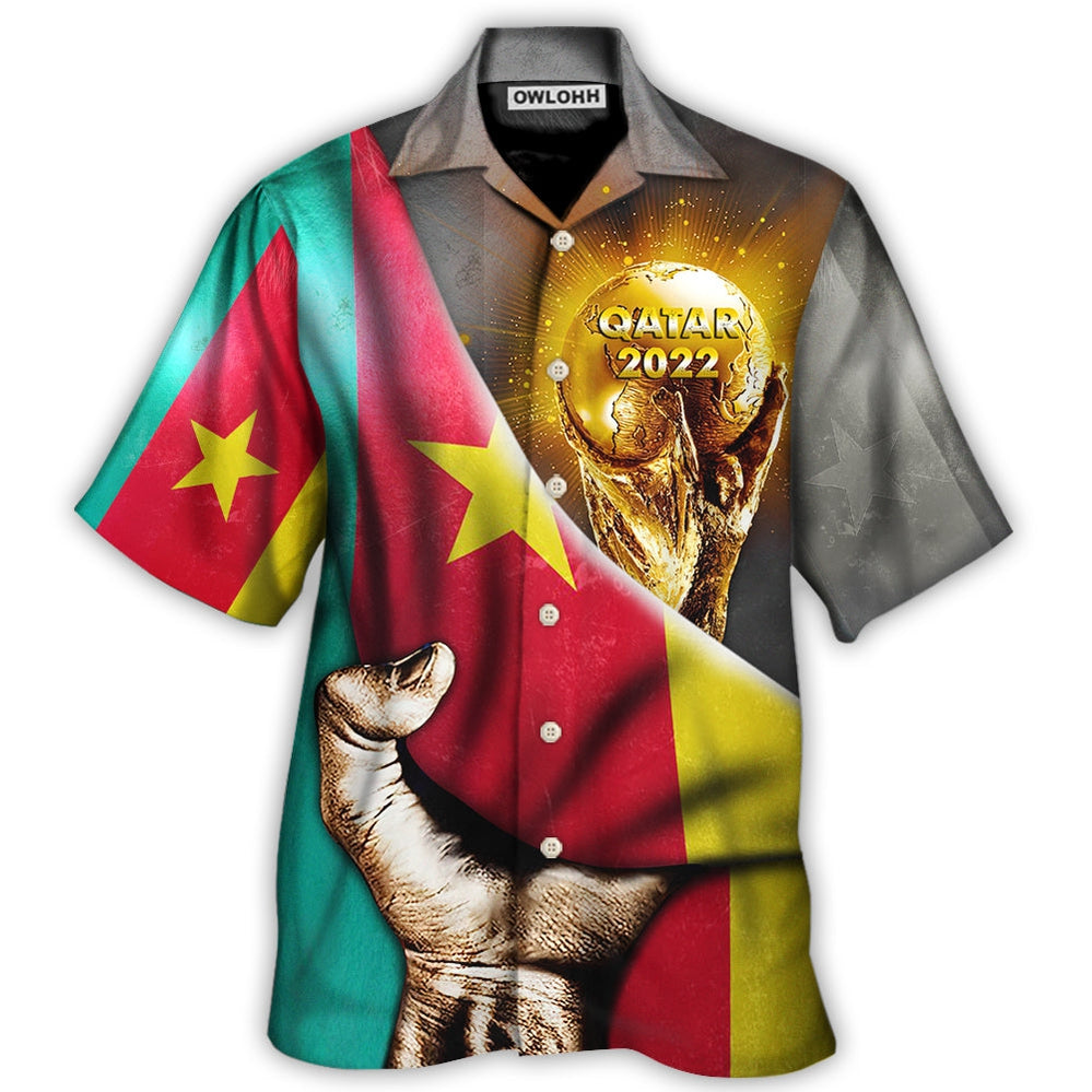 Hawaiian Shirt / Adults / S World Cup Qatar 2022 Cameroon Will Be The Champion - Hawaiian Shirt - Owls Matrix LTD