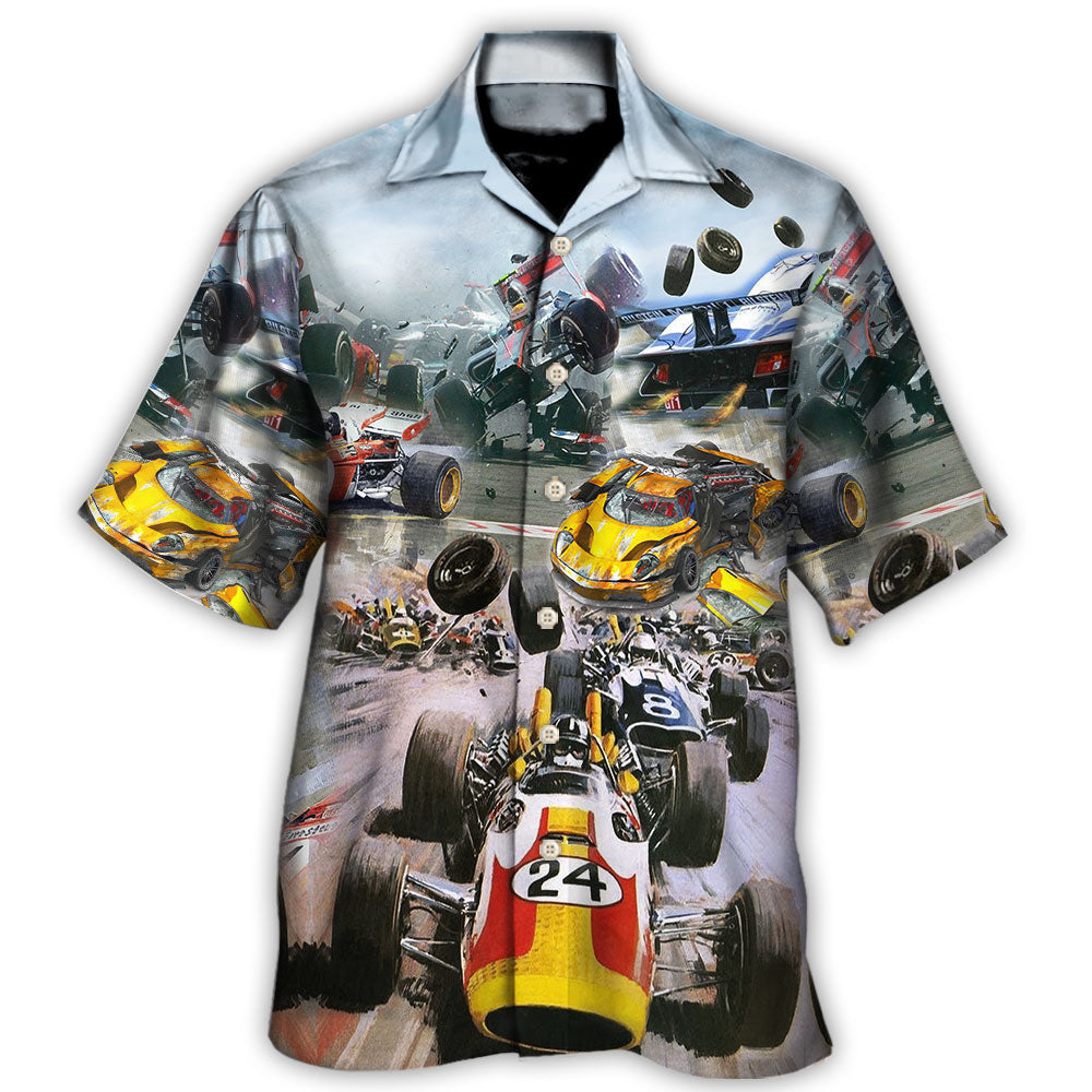Hawaiian Shirt / Adults / S Car Racing Fast Style - Hawaiian Shirt - Owls Matrix LTD