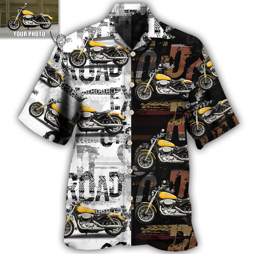 4 / Adults / S Motorcycle My Sweet Lover Custom Photo - Hawaiian Shirt - Owls Matrix LTD
