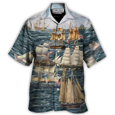 Hawaiian Shirt / Adults / S Sail Into The Ships Festival - Hawaiian Shirt - Owls Matrix LTD