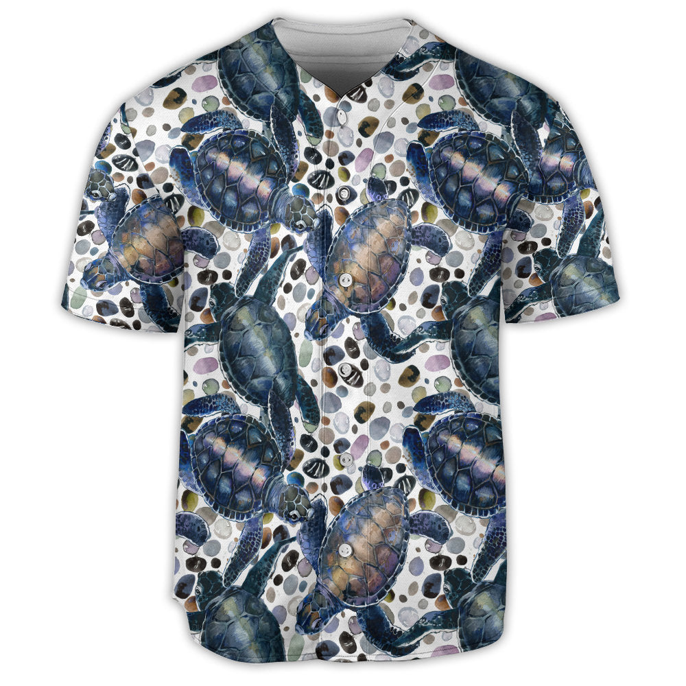 S Turtle Art Fantastic Style - Baseball Jersey - Owls Matrix LTD