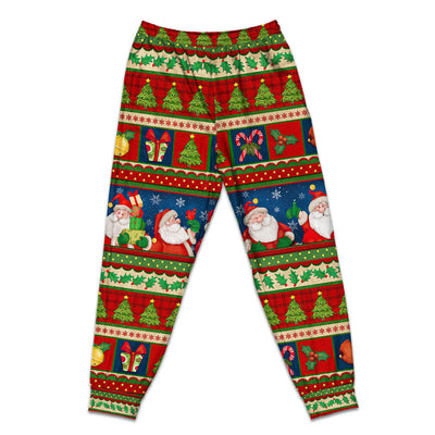 Pants / S Christmas Santa Claus Happy Xmas Amazing - Pajamas Short Sleeve - Owls Matrix LTD