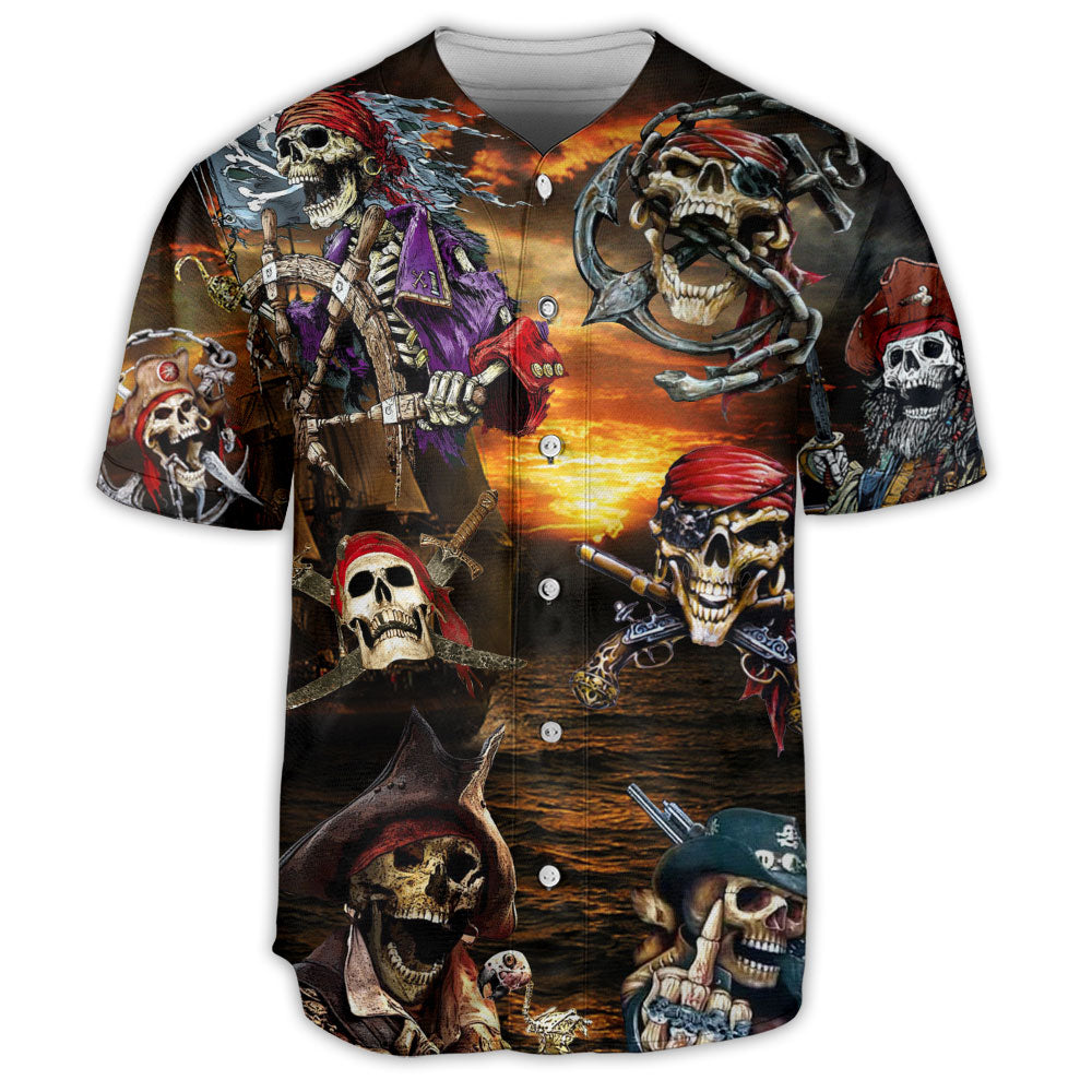 Pirate Style Happy With Together - Baseball Jersey - Owls Matrix LTD