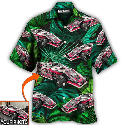 Hawaiian Shirt / Adults / S Car Dirty Track Racing Tropical Flower Custom Photo - Hawaiian Shirt - Owls Matrix LTD