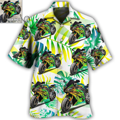 6 / Adults / S Motorcycle My Sweet Lover Custom Photo - Hawaiian Shirt - Owls Matrix LTD