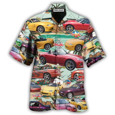 Hawaiian Shirt / Adults / S Car Summer Tropical Island - Hawaiian Shirt - Owls Matrix LTD