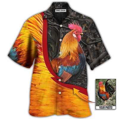Hawaiian Shirt / Adults / S Chicken Rooster Beautiful Style Custom Photo - Hawaiian Shirt - Owls Matrix LTD