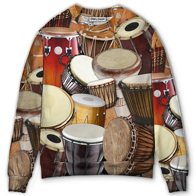 Sweater / S Drum It's Not A Hobby It's A Lifestyle - Sweater - Ugly Christmas Sweaters - Owls Matrix LTD