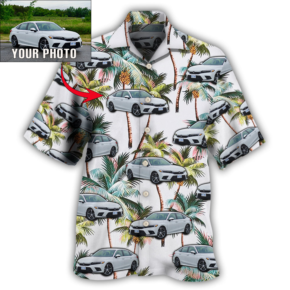 2 / Adults / S Car Various Style Custom Photo - Hawaiian Shirt - Owls Matrix LTD