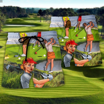 Golf Oh My God Becky Look At Her Putt Funny Golfers Funny Quotes Lover Golf - Beach Short