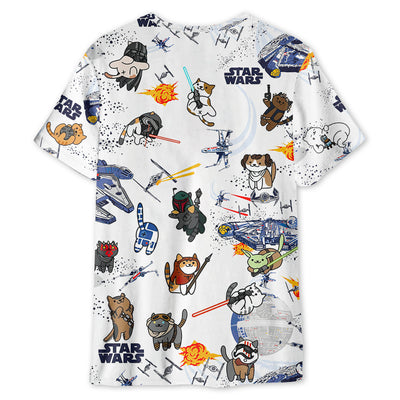 Star Wars Cats - Unisex 3D T-shirt