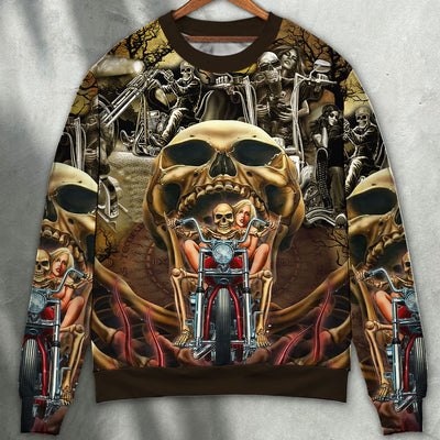 Skull Stay Wild Never Let Them Tame You - Sweater - Ugly Christmas Sweater - Owls Matrix LTD