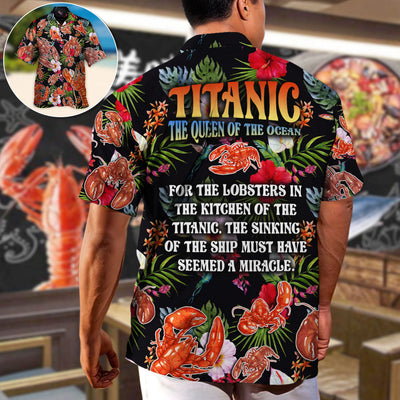 Lobster Queen Of The Ocean Tropical Vibe Amazing Style - Hawaiian Shirt