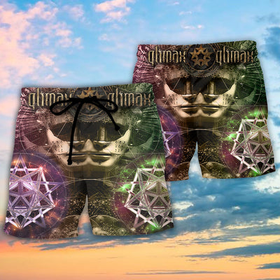 Qlimax Music Festival Event Music Lover Amazing Style - Beach Short - Owls Matrix LTD