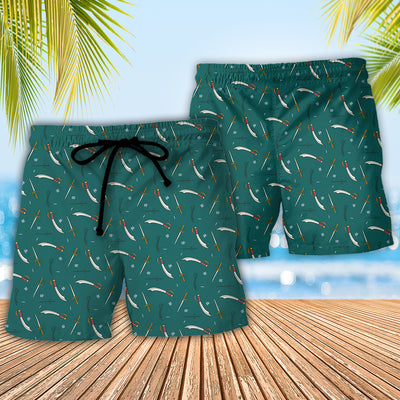 DnD Masters Of Swords Pattern - Beach Short