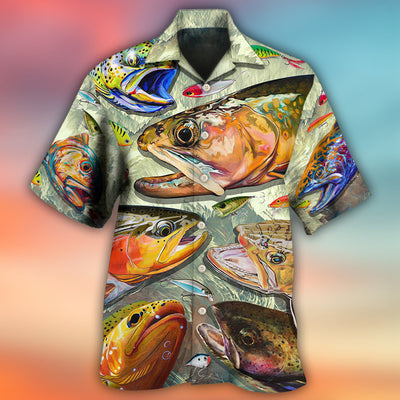 Fishing Is My Life Art Style - Hawaiian Shirt - Owls Matrix LTD