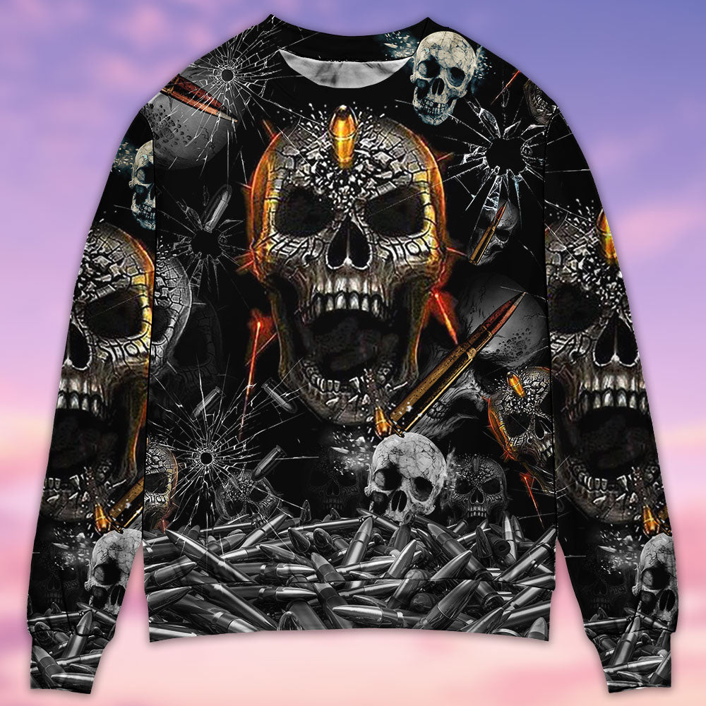 Skull Oh My Skull Cool - Sweater - Ugly Christmas Sweaters - Owls Matrix LTD
