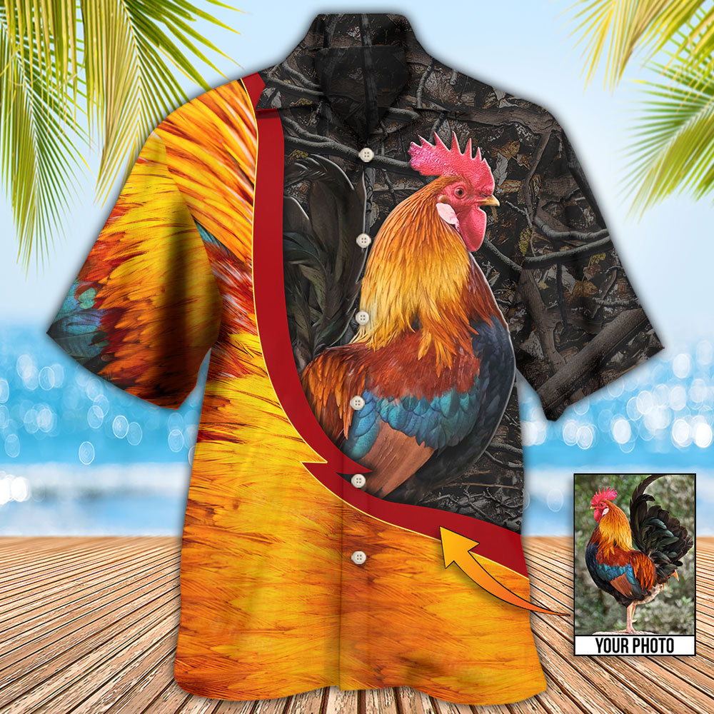 Chicken Rooster Beautiful Style Custom Photo - Hawaiian Shirt - Owls Matrix LTD