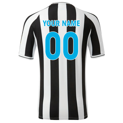 Custom Black And White Plaid - Soccer Uniform Jersey