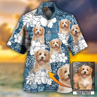 Dog Summer Aloha Custom Photo - Hawaiian Shirt - Owls Matrix LTD