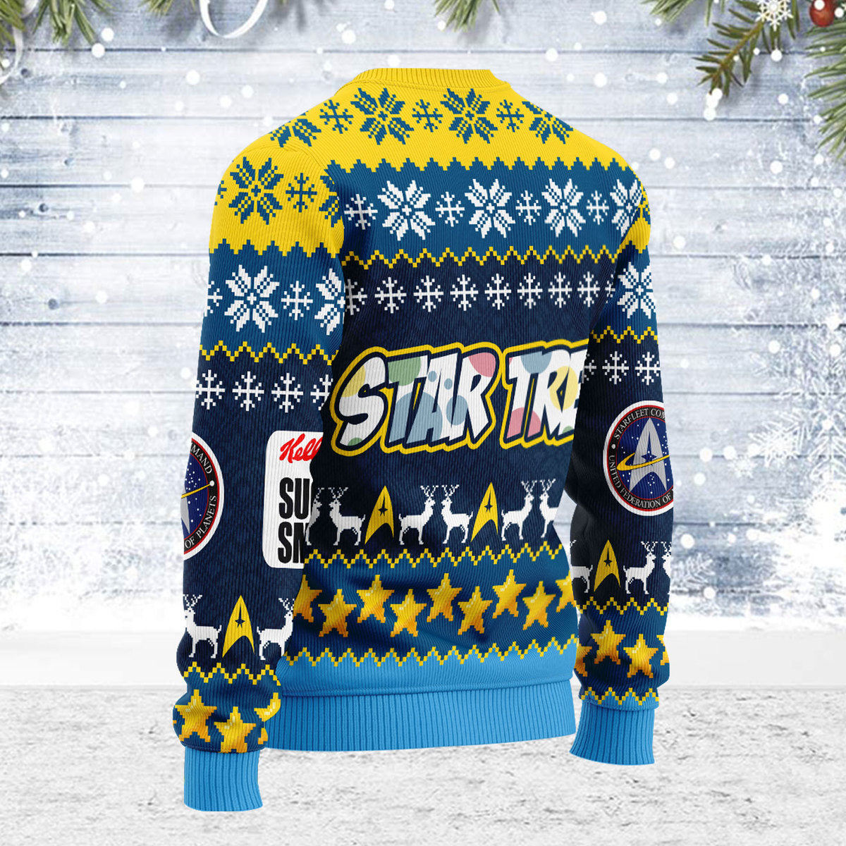 Star Trek Sugar Smacks ST Mission271 Christmas - Sweater - Ugly Christmas Sweater