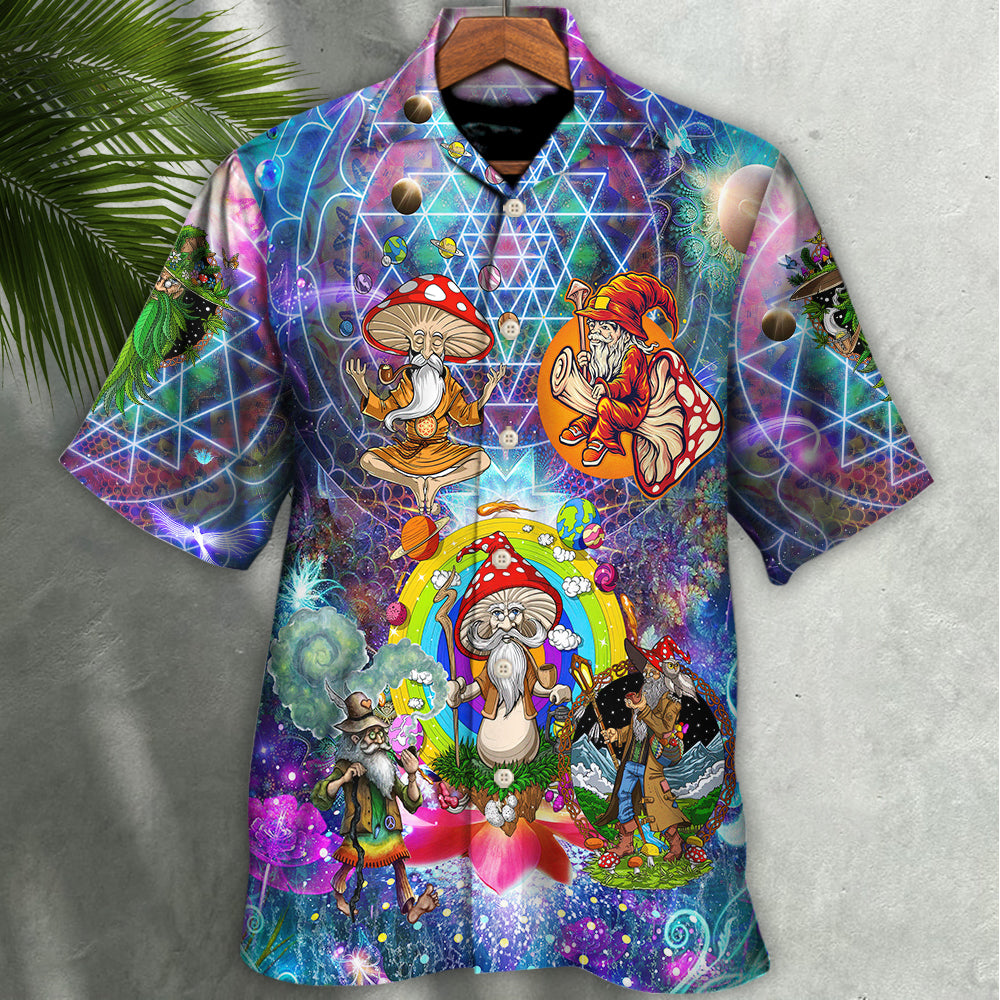 Hippie Magic Mystic Color Man - Hawaiian Shirt - Owls Matrix LTD