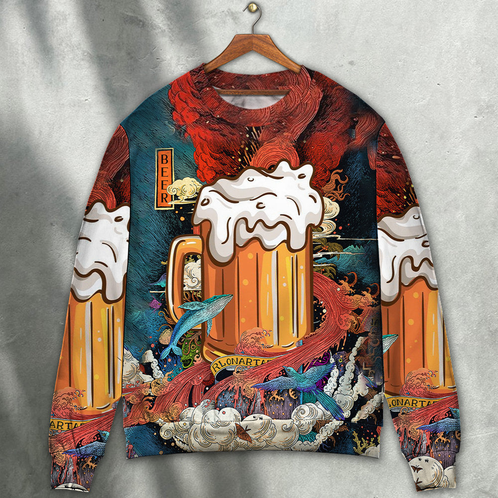 Beer Favorite Amazing Style - Sweater - Ugly Christmas Sweaters - Owls Matrix LTD