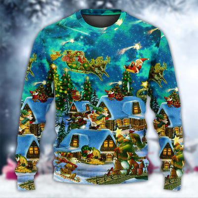 Christmas The Magical Night - Sweater - Ugly Christmas Sweaters - Owls Matrix LTD