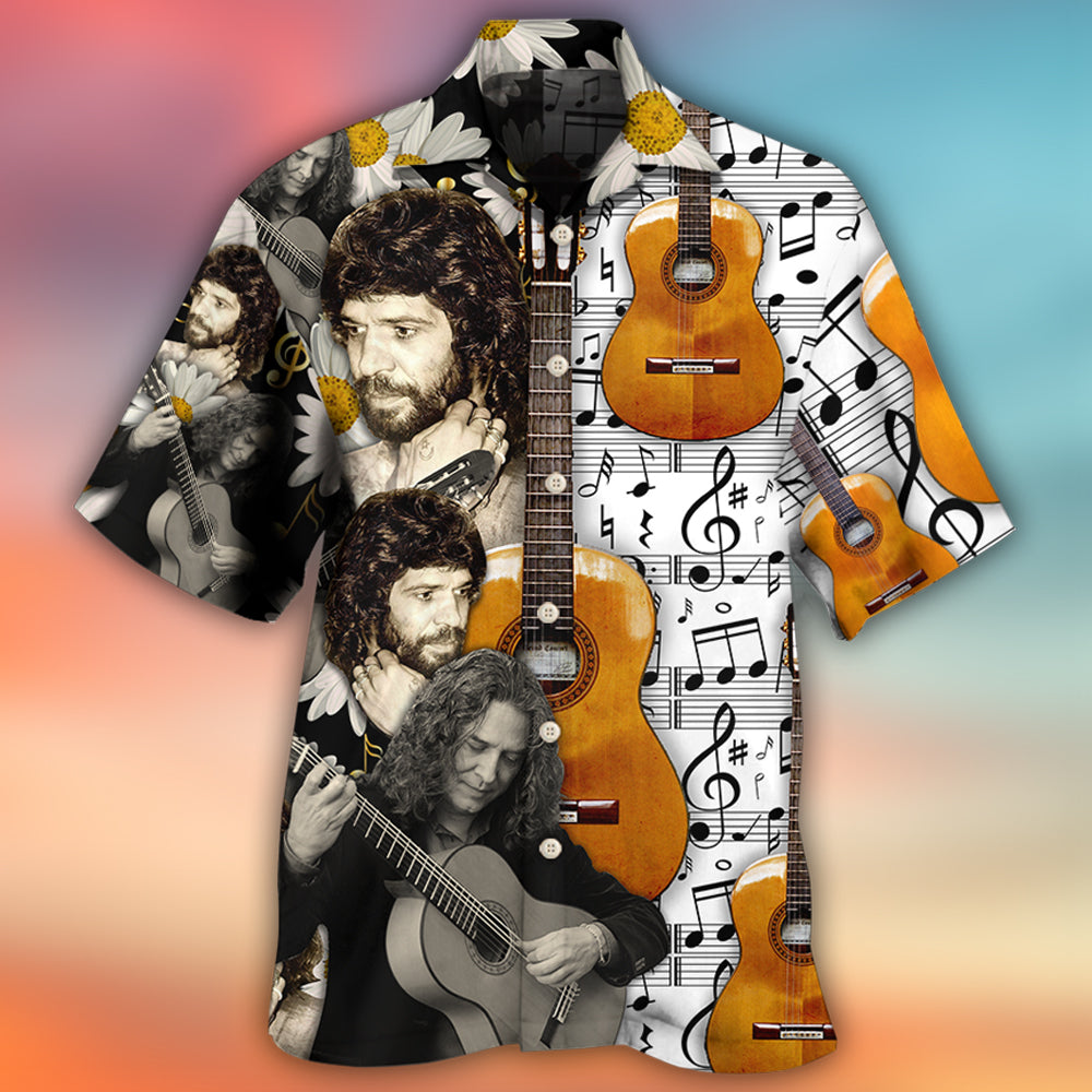 Guitar Love My Soul - Hawaiian Shirt - Owls Matrix LTD