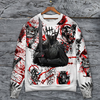 Viking Dare To Fight With Knight - Sweater - Ugly Christmas Sweater - Owls Matrix LTD
