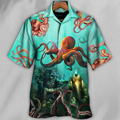 Octopus Custom Logo Unique - Hawaiian Shirt - Owls Matrix LTD