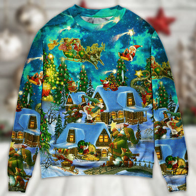 Christmas The Magical Night - Sweater - Ugly Christmas Sweaters - Owls Matrix LTD
