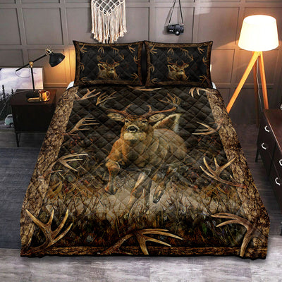 Deer Stronger Amazing Sleeping - Quilt Set - Owls Matrix LTD