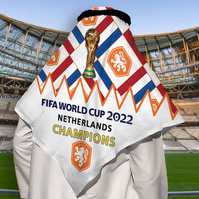 World Cup 2022 Netherlands Champions - Keffiyeh - Owls Matrix LTD