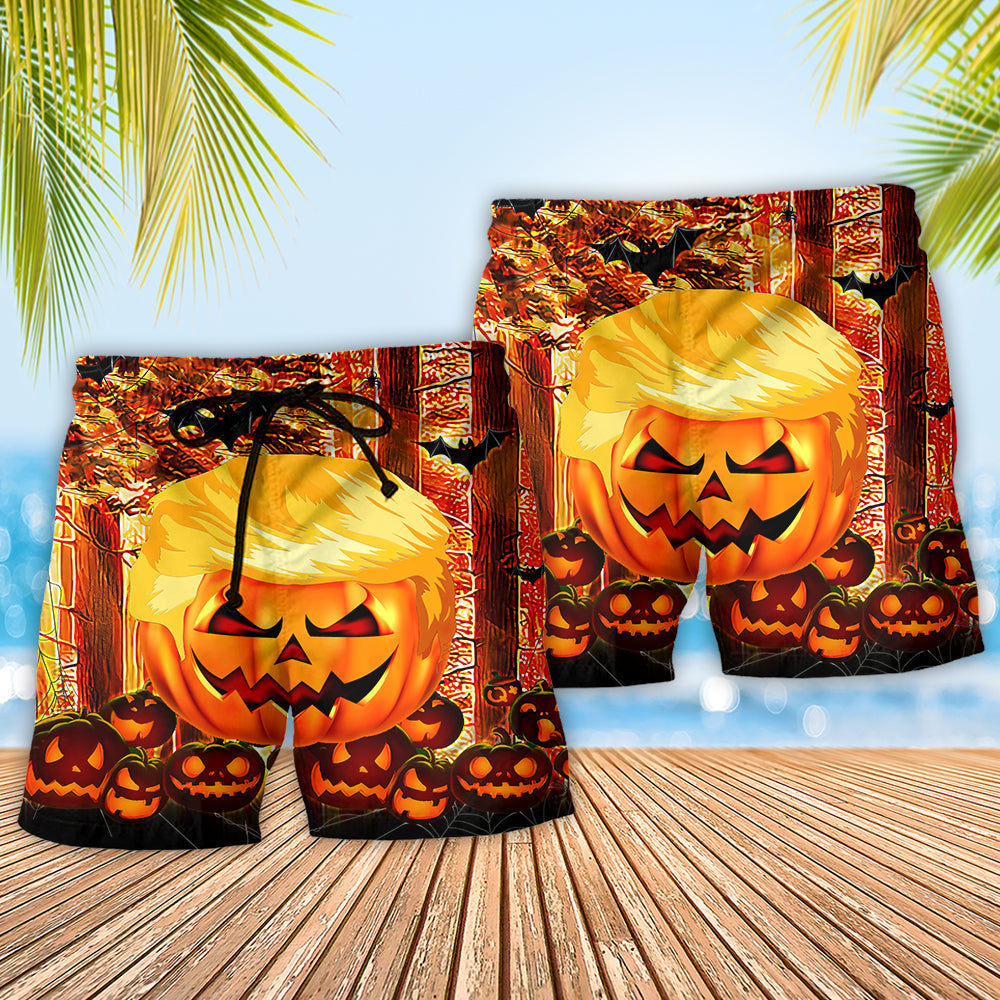 Halloween - Make Halloween Great Again - Beach Short - Owls Matrix LTD
