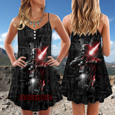 SW Dark Side Rising - V-neck Sleeveless Cami Dress
