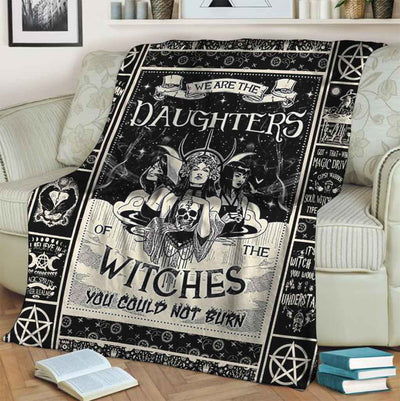 Witch We Are The Daughters - Flannel Blanket - Owls Matrix LTD