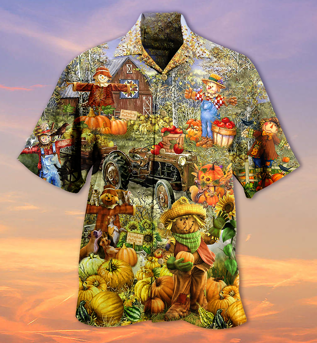 Halloween Pumpkin Smile Beautiful - Hawaiian Shirt - Owls Matrix LTD