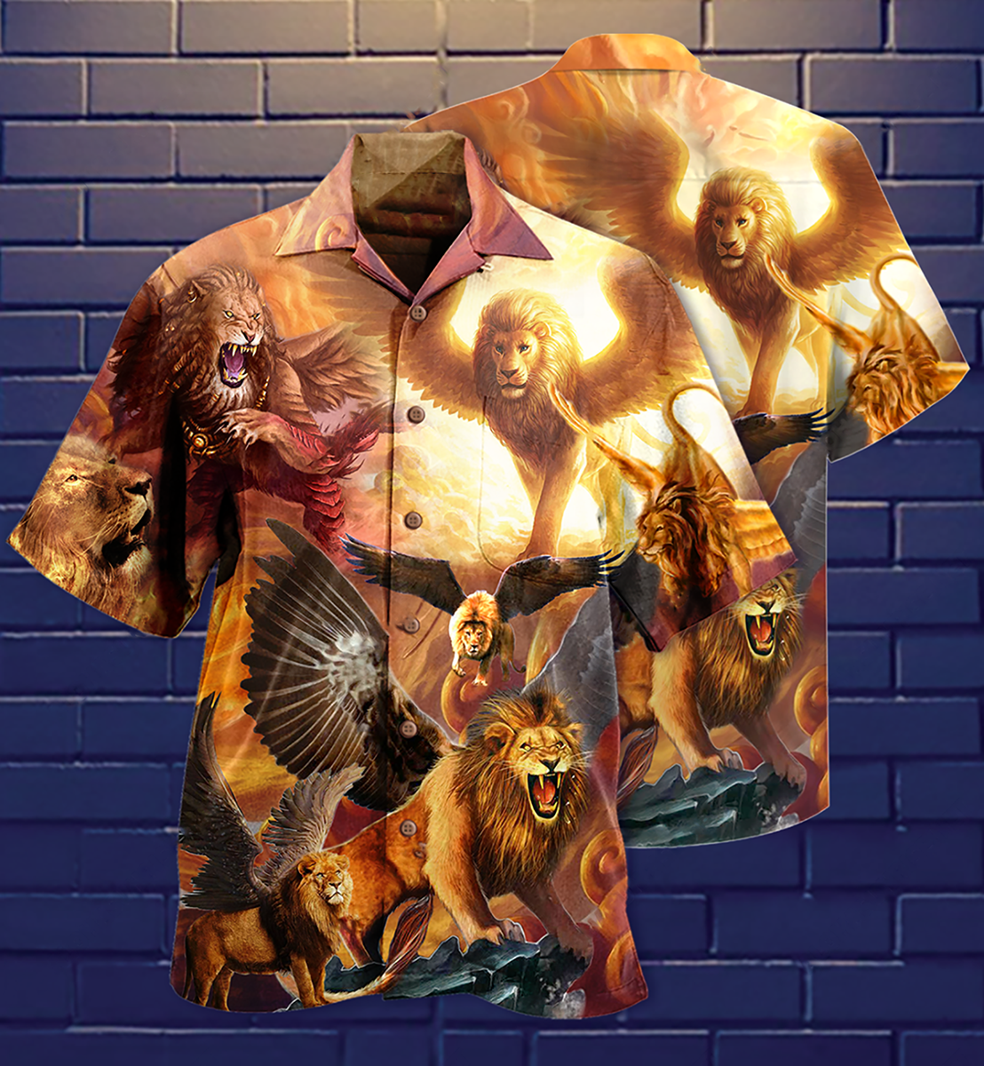 Lion King Love Life - Hawaiian Shirt - Owls Matrix LTD
