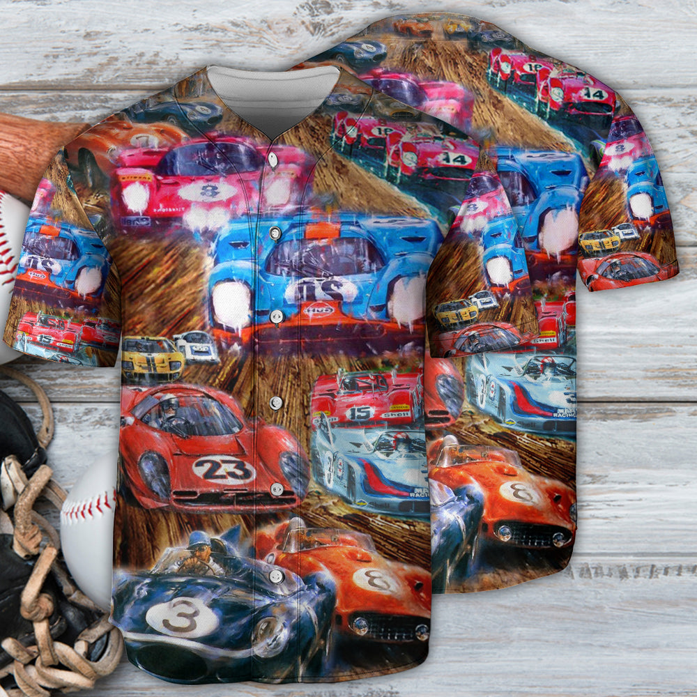 Car Racing Fast And Furious Love Racing - Baseball Jersey - Owls Matrix LTD