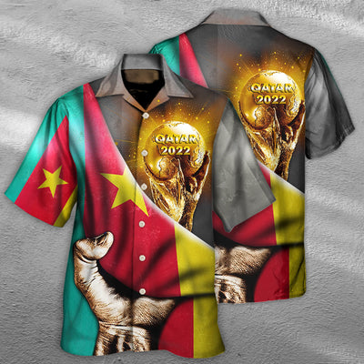World Cup Qatar 2022 Cameroon Will Be The Champion - Hawaiian Shirt - Owls Matrix LTD