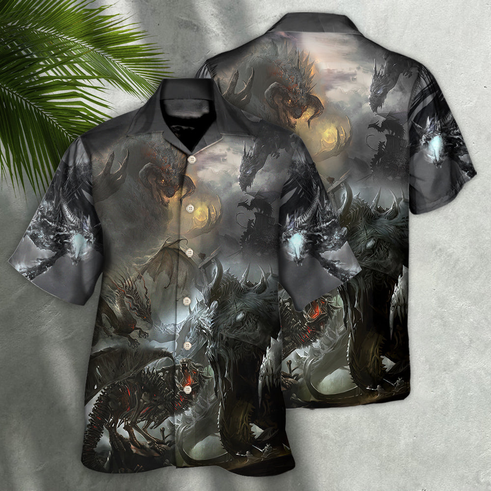 Monster Apocalypse Coming For Us - Hawaiian Shirt - Owls Matrix LTD