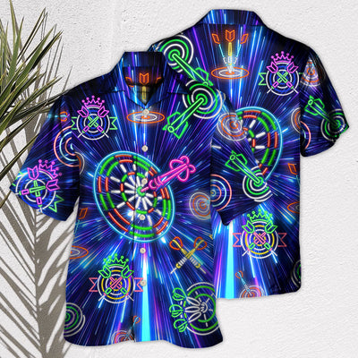 Dart Neon Light Sign Awesome - Hawaiian Shirt - Owls Matrix LTD