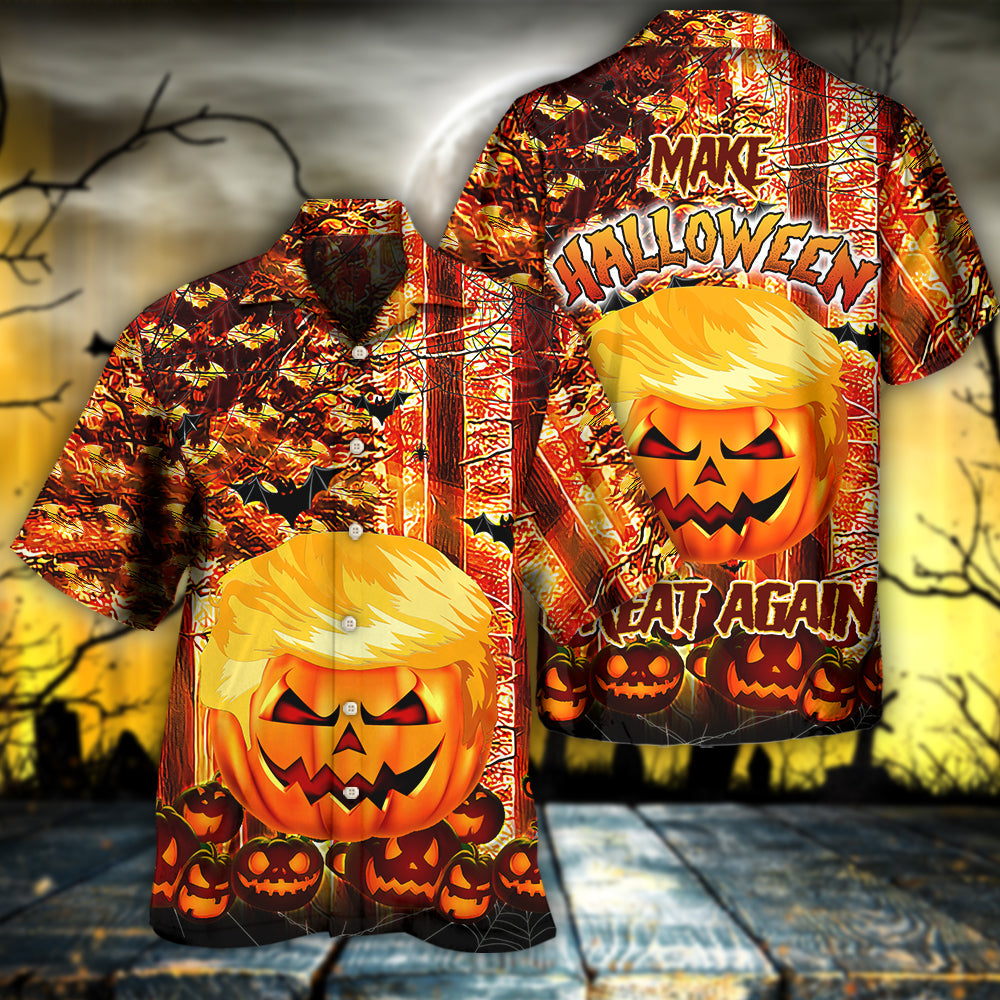 Halloween Make Halloween Great Again - Hawaiian Shirt - Owls Matrix LTD