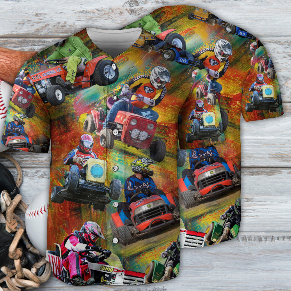 Car Racing Color Love Racing Style - Baseball Jersey - Owls Matrix LTD