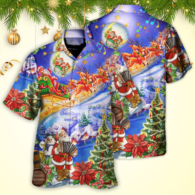 Christmas Santa Claus Love - Hawaiian Shirt - Owls Matrix LTD