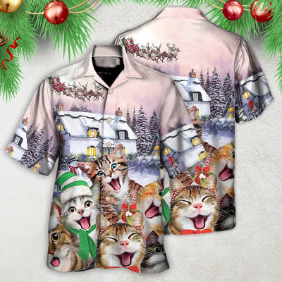 Christmas Cat I'm The Only One You Need - Hawaiian Shirt - Owls Matrix LTD