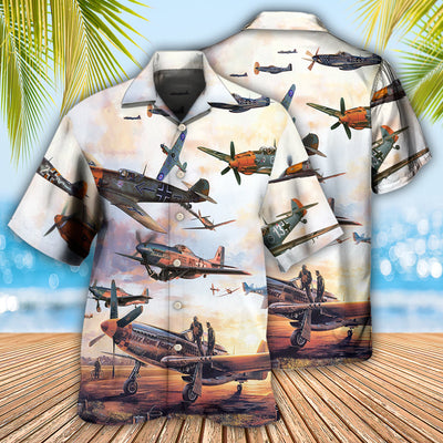 Airplane Aviation and Maritime The Long Ride Home - Hawaiian Shirt - Owls Matrix LTD