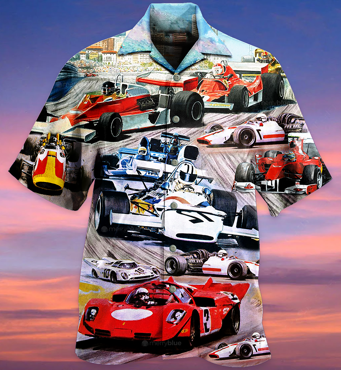 Car Racing Fast Cool Style - Hawaiian Shirt - Owls Matrix LTD